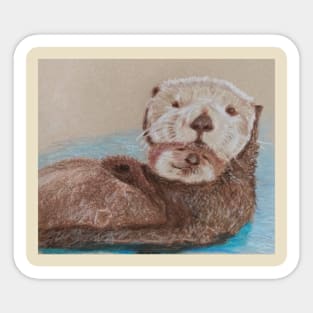 Otter luv Sticker